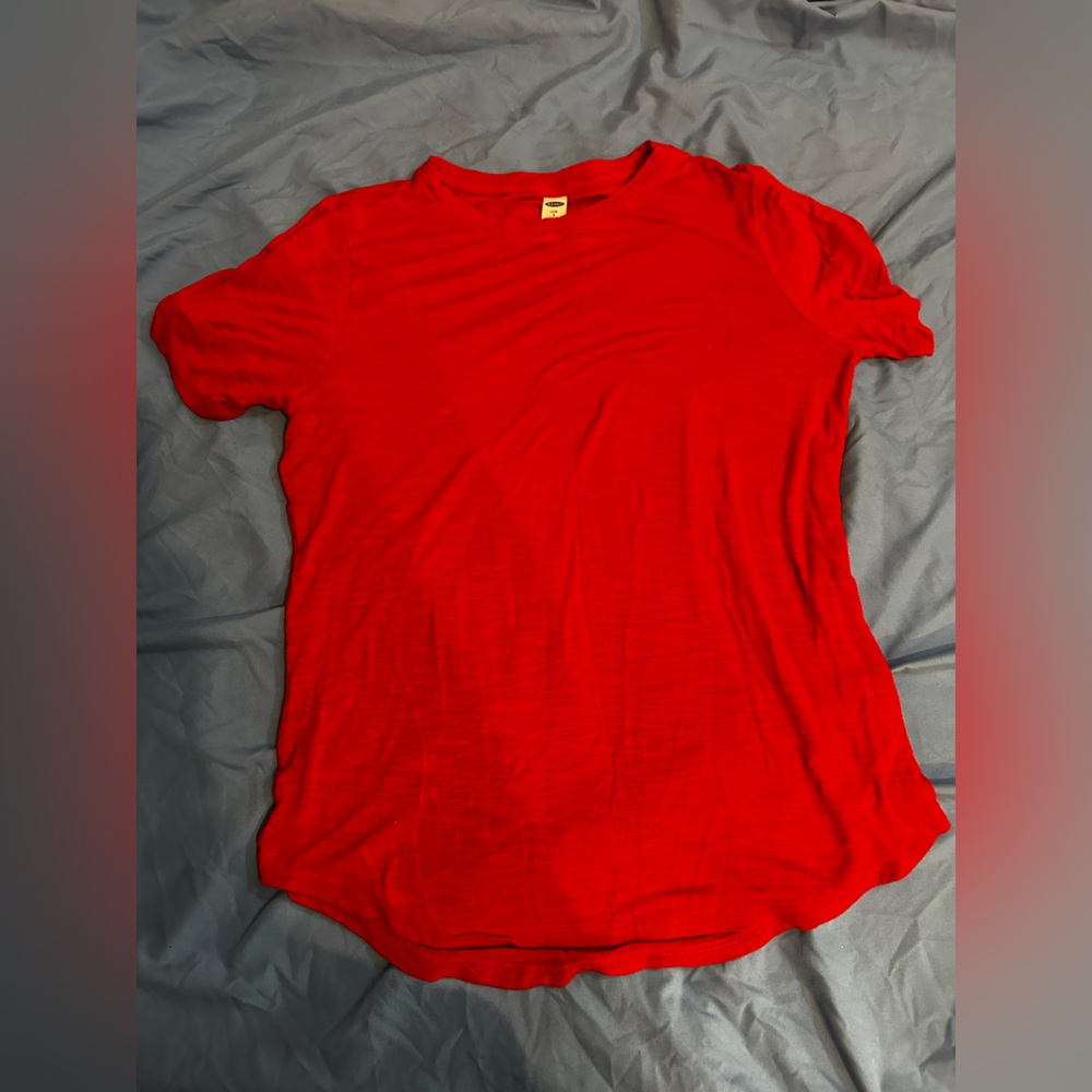 Old Navy Luxe Red Top